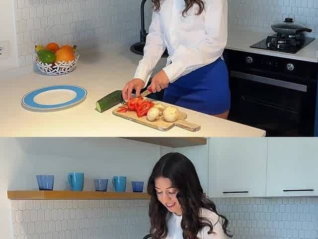 West Teaches Neighbour how to Make Salad but His Jock gets Hard - Anal Sex