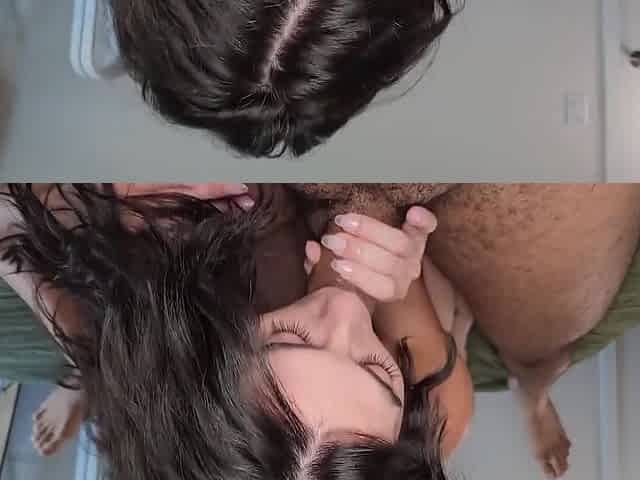 Gorgeous Petite Baddie Gives Sloppy Head Before Deep Fucking - Megan Mistakes