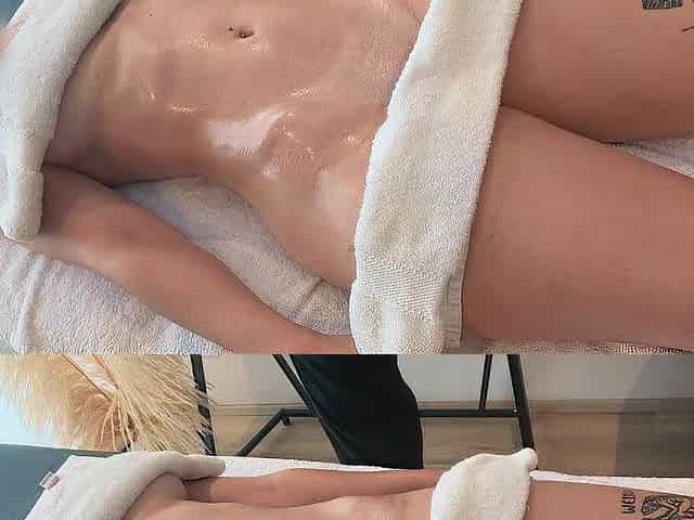 my married client asked me not to remove the towel 'cuz that babe's shy (MASSAGE)