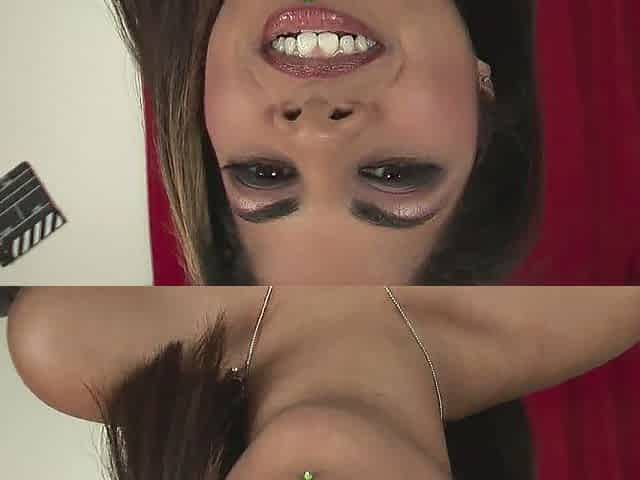 Lalin girl Jasmine Blaze sloppy on a large ebony knob