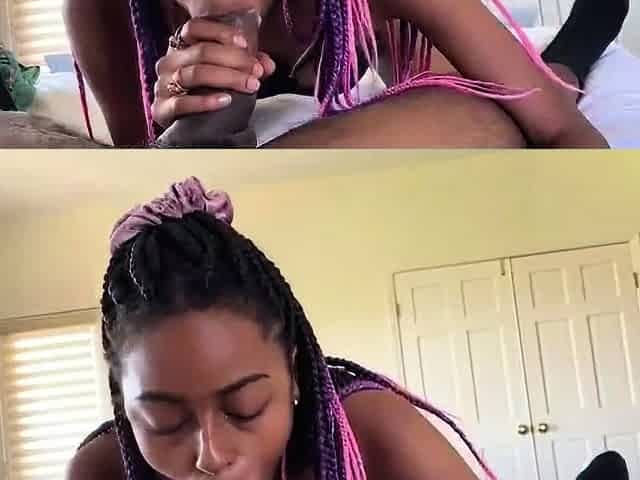 Amateur chick and her blowjob talent