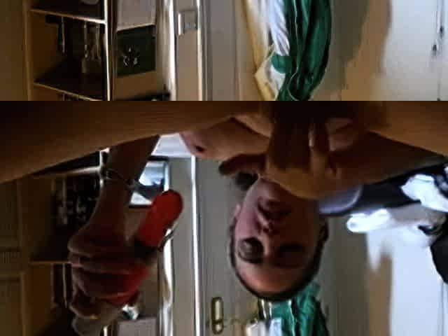 Playing with my new dildo on webcam