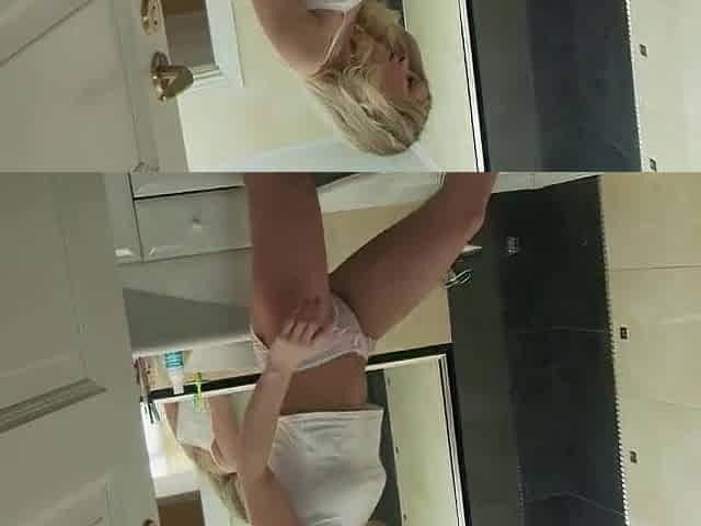Charming Blond Marigold T Gets Excited During A Hawt Tub Shower!
