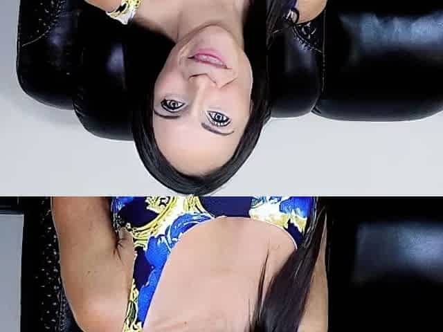 Busty brunette slut enjoys extreme amateur pov blowjob