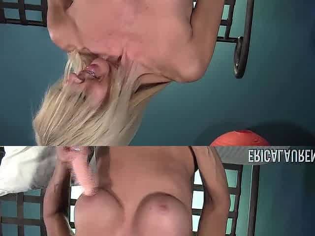 PORNSTARPLATINUM Blond Cougar Erica Lauren Rides Massive Sex tool