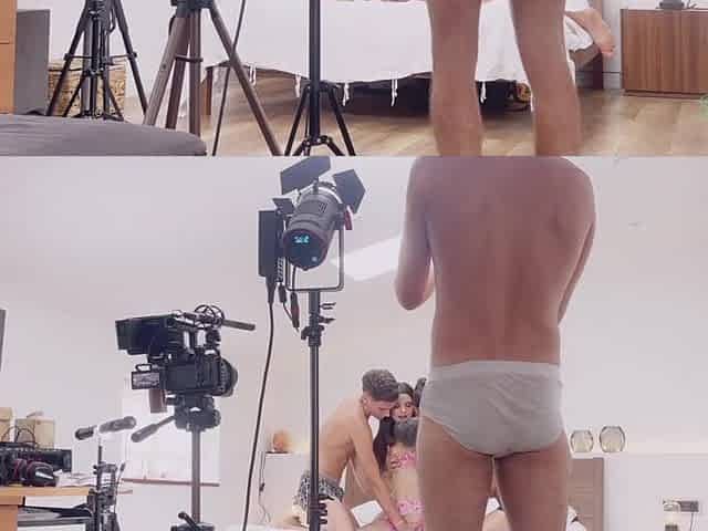 gang screw real pair invited three allies to join 'em...: the scene seen from behind the cameras