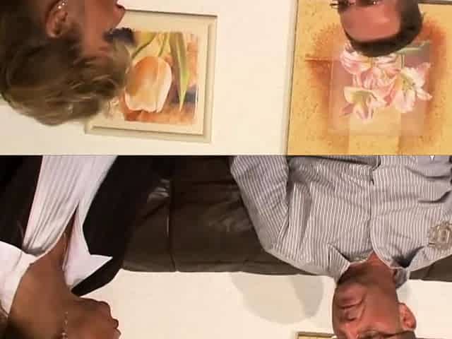 Sexy mature babe fucks a lonely hubby in the office