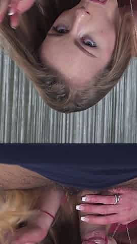 Angel Emily Drains the Jizz From Your Hard Cock in POV Anal Sex
