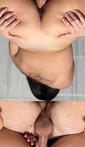Watch This Big Ass Cow Girl Ride My Dick Until I Have a Huge Cumshot Over Her Ass