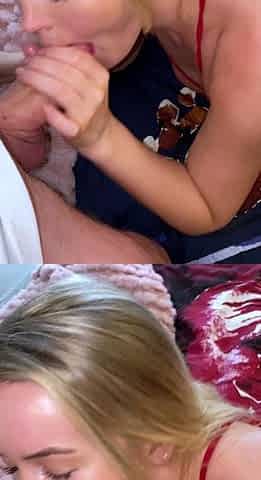 Tit fucked busty brunette blowjob babe sexy pov action