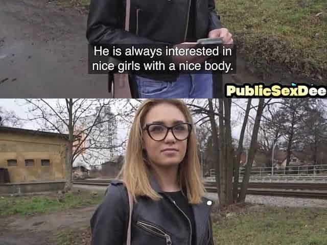 Geeky Amateur Pulled And Public Fucked