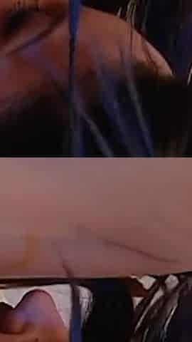 A Slutty Masseuse Gets Cum in Her Mouth From Two Big Dicks