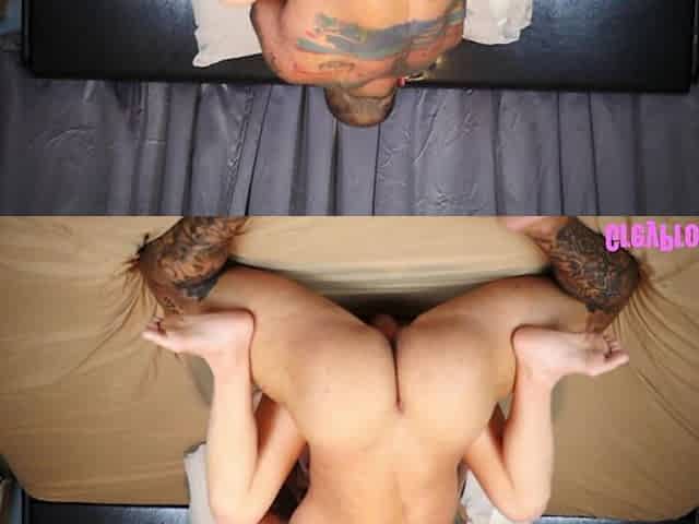 Amateur Couple - Dripping Double Creampie Missionary Fuck