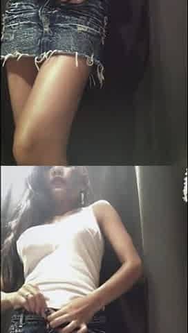 Oriental hotty (thai) gets changed in a fitting room (no pants upskirt)