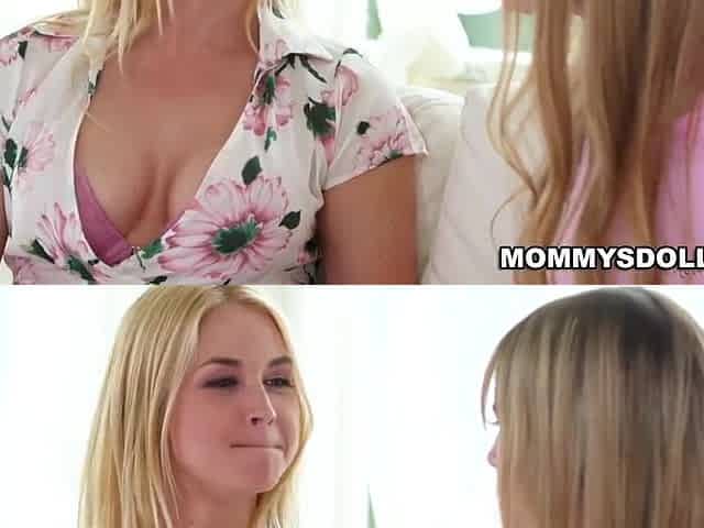 Grabs And Starts Kissing H - Sarah Vandella And Scarlett Sage
