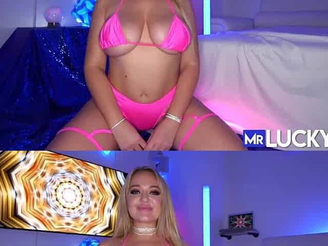 Breasty Large-Natural Blond Lana Wolfe Devours Dong