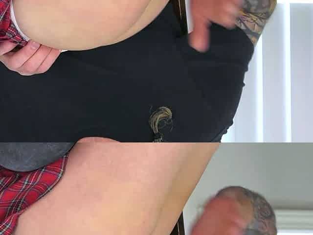 Blonde teen sucks old dick in old vs young clip