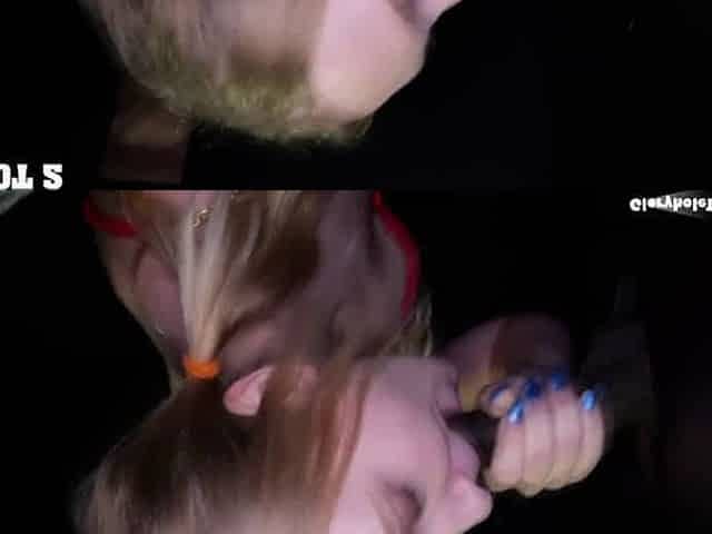 The cum matches your blue eyes, McKenna!