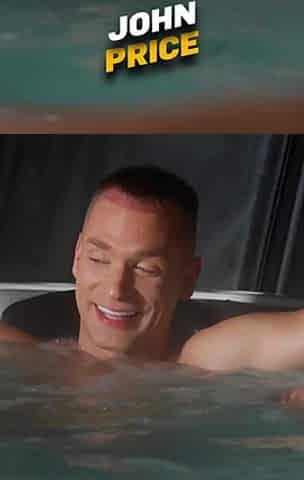 They used the pool as they cheerful