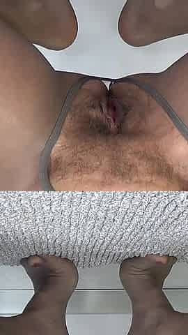 Fucking My Big Sagging Tits with a Fucking Machine