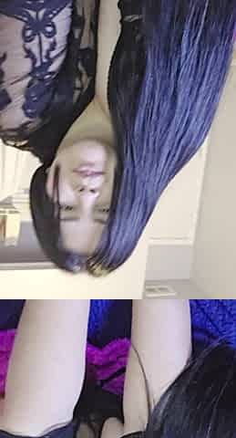 Beautiful Chubby Girl Alone at Home