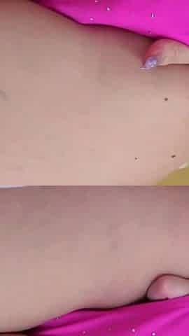 Horny skinny teen gets fucked by her own stepdad in her parents bed