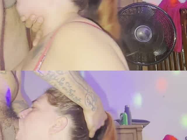 Floozy take wang in her booty facefuck doggy position an spunk flow to face