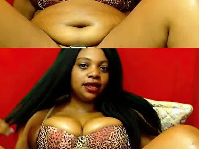 African Ebony Big Ass on Webcam
