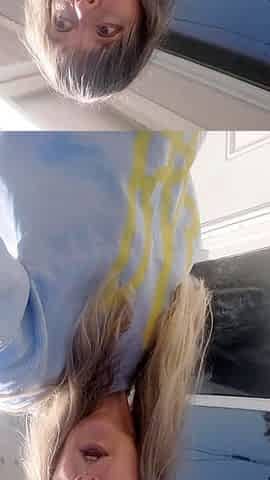 Locked out in a Thong