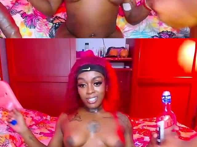 Ebony Babe Sucks BBCs Live Part2