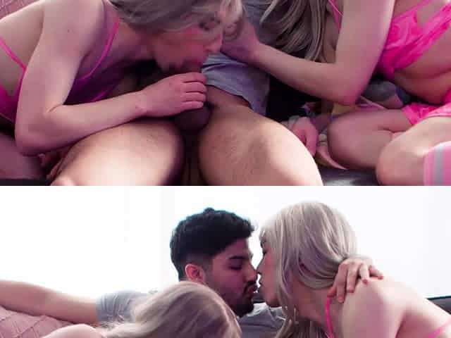 Femboy Roommates Threesome With Straight Guy