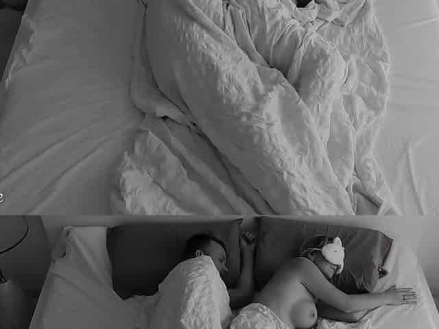 Real amateur pair's private sex was recorded at night time - biggest ejaculation into her throat and face
