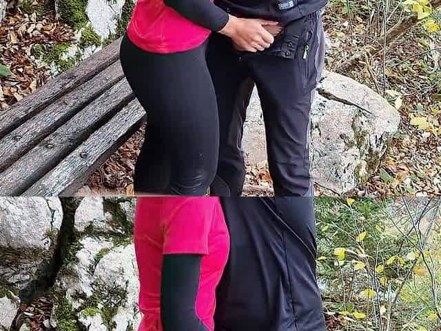 Hot teen screwed hard in public