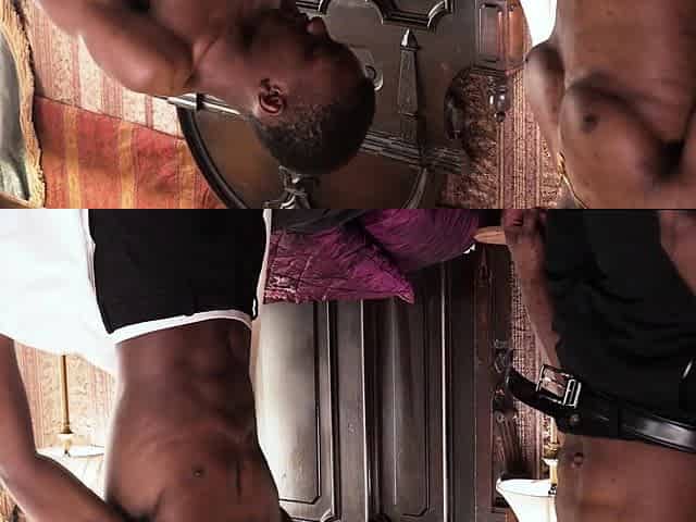 Dominic Young worships Prince Reigns big cock