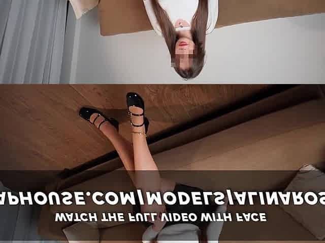 Wicked College Hotty in Hose - Legs Banging and Tugjob