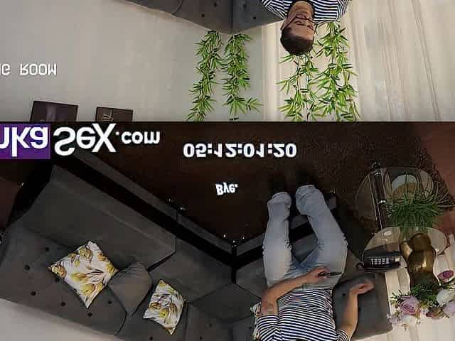 I discover my shy brunette employee and fuck her in the anus