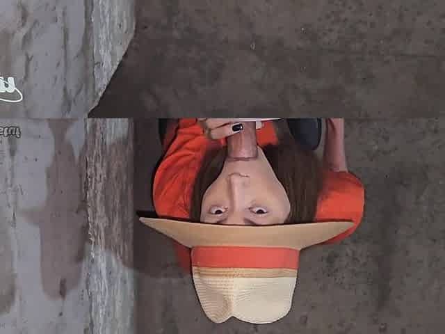 Stranger Girl in a Hat Sucked on the Street and Invited Her to Her Home to Fu...