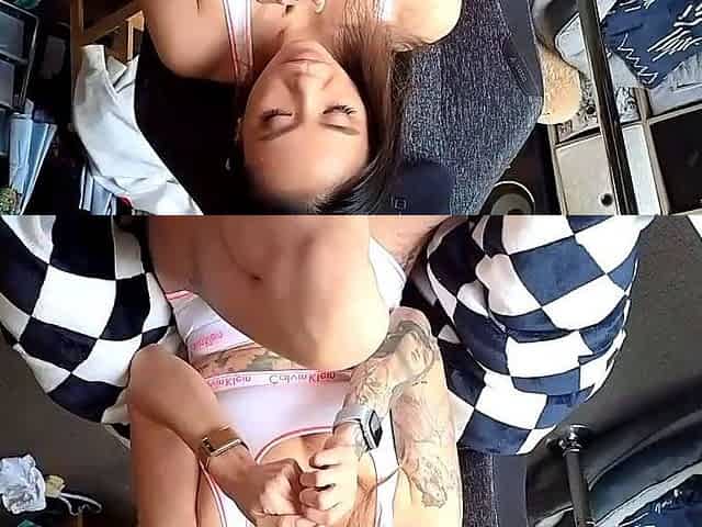 Webcam Asian chick anal masturbation tease