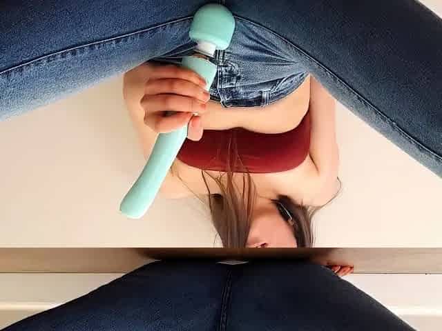 Hazel Simone - Intense Jeans Wetting Orgasm