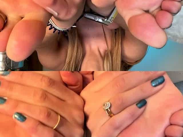 POV foot fetish from Amber
