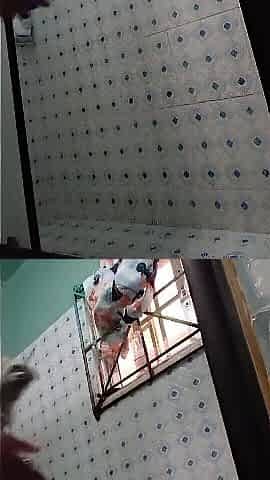 Slender Thick Sister Caught Showering
