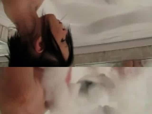 Tiny Red Slut Bathtub Tease