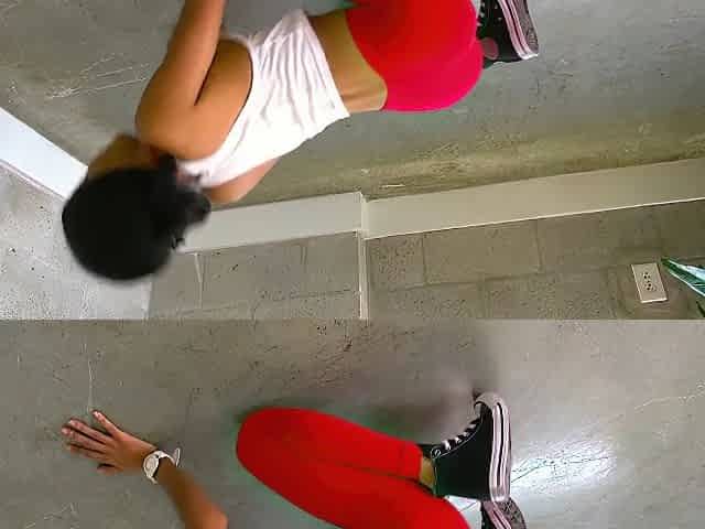 Fitness Black Teen 18+ Hooks Up With Thick-dicker