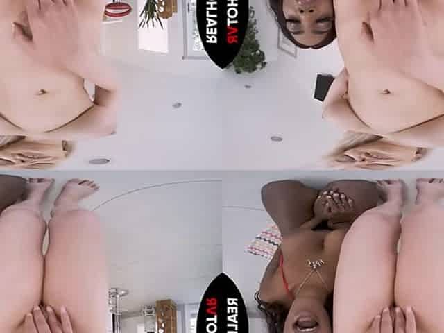 Stepfamily Therapy - Horny Big Tits Stepdaughter & Her Wild Ebony Friend Seduce Pervy Stepdad - RealHotVR