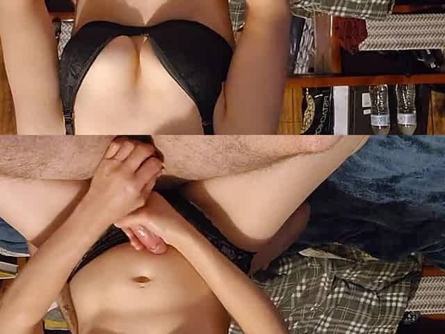 I told him to aim for my tits