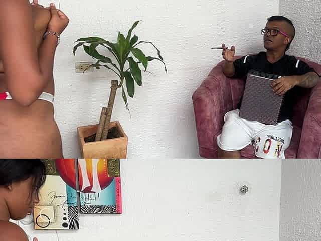 Little Stranger Pretends to Be a Psychologist so He Can Fuck Me Hard and Cum Inside My Tight Pussy.