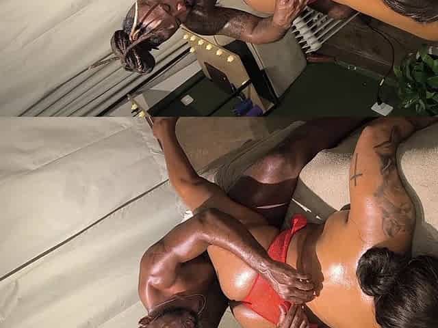 Meek Cuckold Massage to Tattooed Ebony Wife She Couldn't Resist and Cheated on Him with the Masseur BBC Gifted Part Seven