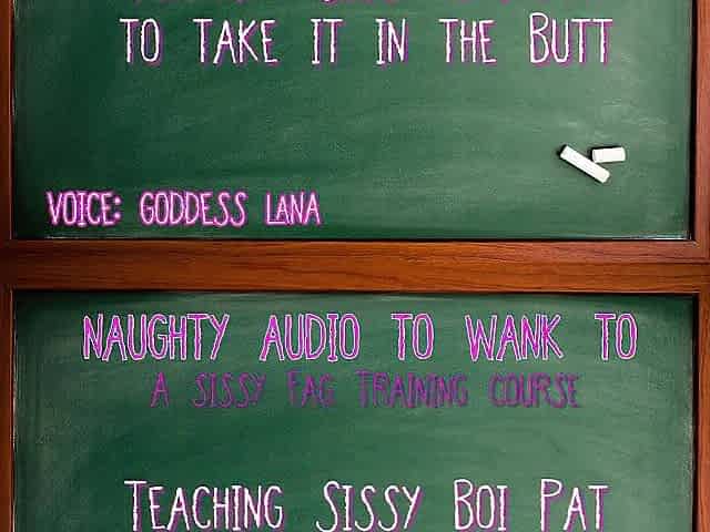 Teaching Sissy Boi Pat to Take It in the Booty