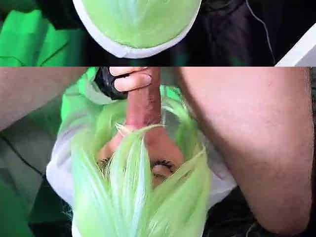POV fellatio and banging vagina and butt, cosplay hottie