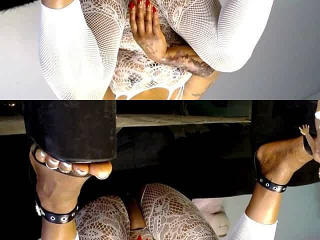 Shrunk Boyfriend Stomped with Wedge Platform Shoes - Blowjob, Stomping, Trampling, Giantess